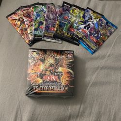 Yu-Gi-Oh! Booster Packs and Box (Japanese)