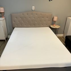 Queen Bed frame Plus Custom Mattress 