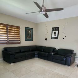 Leather couch by El Dorado furniture