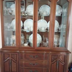 Vintage China Cabinet 