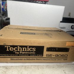 NEW VINTAGE Technics SE-9060 Stereo/Mono Power Amplifier (1976-81)