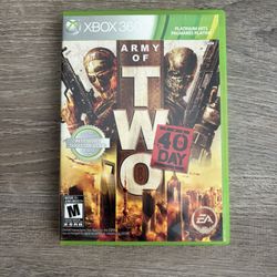 Army Of Two 40th Day Xbox 360 