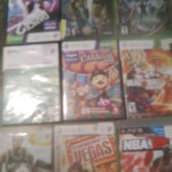 Lots Of Xbox 360 And PS3 Games 3$ A Piece,,A Couple Of PS4 Games 6$ A piece