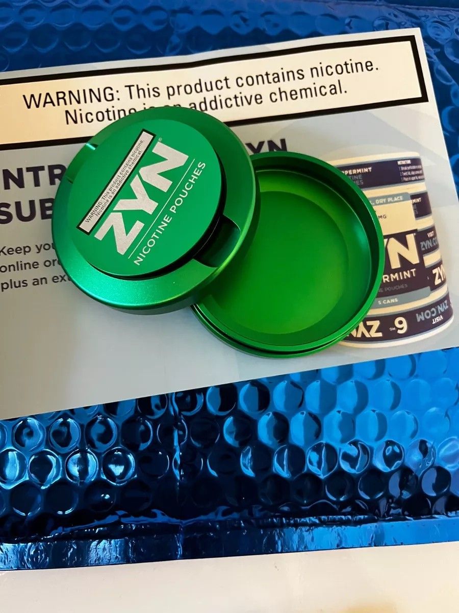 ZYN REWARDS METAL CAN! GREEN BRAND NEW UNUSED! SOLD OUT! 