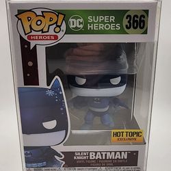 Funko POP Silent Knight Batman #366 Hot Topic Exclusive W/Protector 🔥