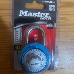 Master Lock 1561DLTBLU Locker Lock Combination Padlock, 1 Pack, Light Blue Brand New $8 Meet Up In Irving @dfwgoods