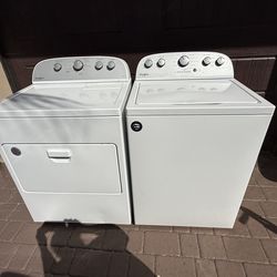 LIKE NEW WHIRLPOOL WASHER AND STEAM DEYER