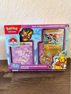 2x 2025 world championships deck JOSE CRUZ GALINDO-RESENDIZ  PULT BOMB and 1 YUYA OKITA JP RAGING BOLT