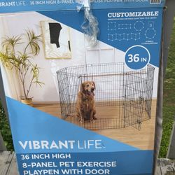 36 Inch Dog Cage W/ Snacks & Accessories 
