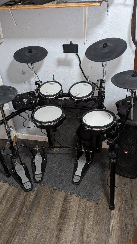 Roland Td 25 Doble Pedal & Stand Hihats Roland