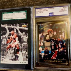 X2 Michael Jordan Graded Cards 