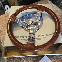 Wood Steering Wheel