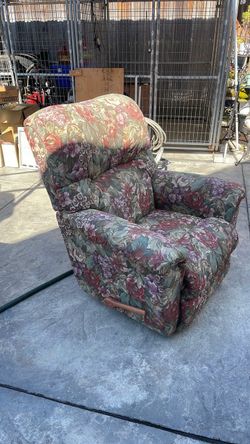 Recliner floral pattern