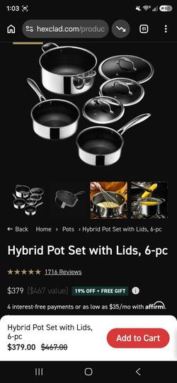 Hexclad Pot Set