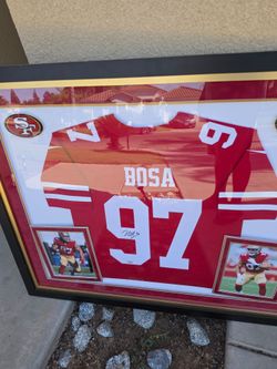 Football baseball and basketball memorabilia