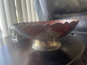 vintage India brass bowl