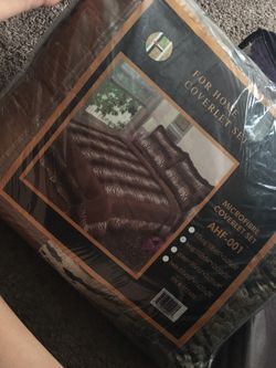 Microfiber coverlet set