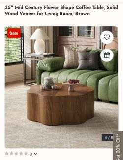 MODERN WOOD COFFEE TABLE SET (31''X31''X14'') , 1SET/BOX