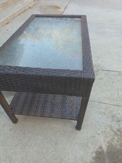 Expensive Iron patio table coffee time 95