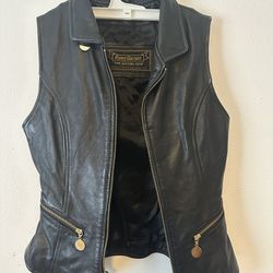 Remy Garson Ladies Leather Vest Small