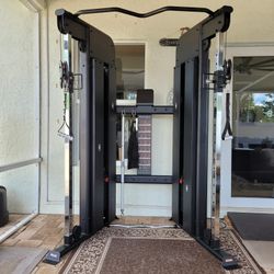 NEW Commercial Functional Trainer With DUAL 210lb Weight Stacks And Shrouds