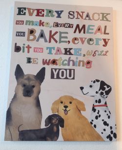 Canvas Wall Hanging 14 1/4" x 11 1/4" NEW