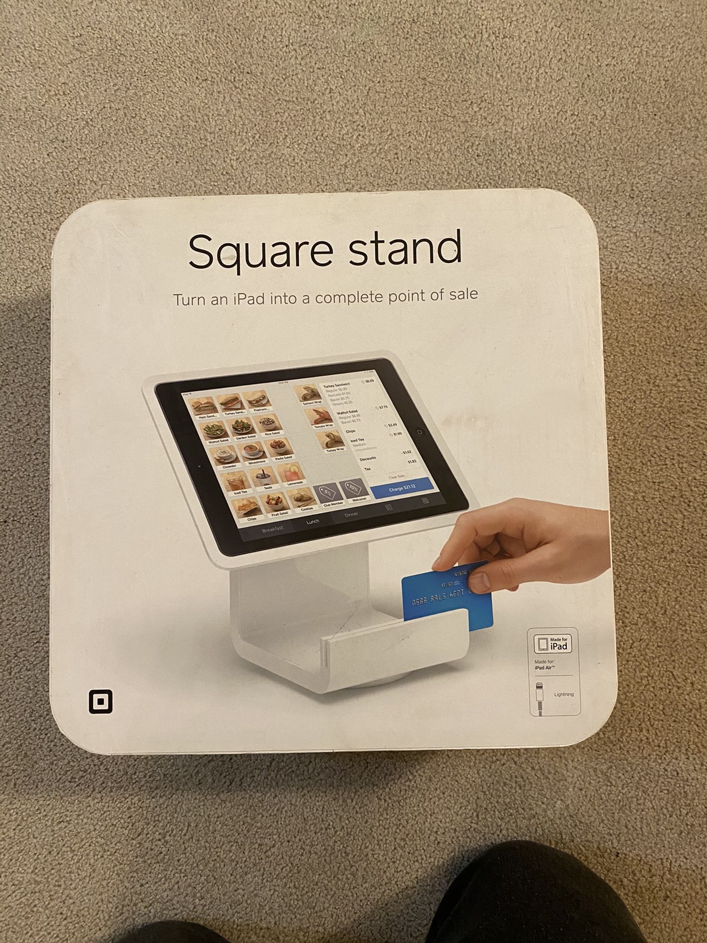 Square stand for $63