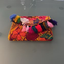 Colorful Embroidered purse 