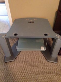 Sony TV stand with floating shelf