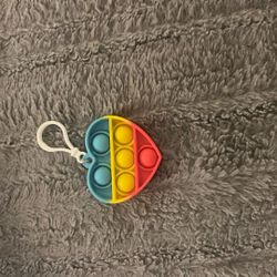 Bop-it Heart Keychain