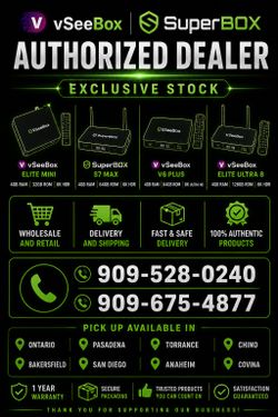 VSEEBOX SUPERBOX V6 MAX V6 PLUS BLACKBOX  V6PRO ELITE MINI ELITE ULTRA S6 PRO S6 MAX S7 PRO S7 MAX S7 ULTRA SUPREME MINI S7MAX WHOLESALE TO PUBLIC SMA