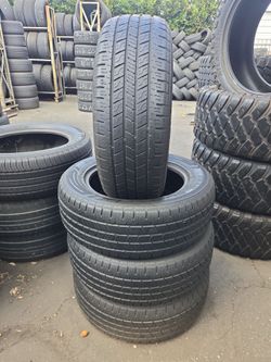 Set of four used tires 245/60-18