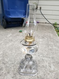 Antique oil lamp