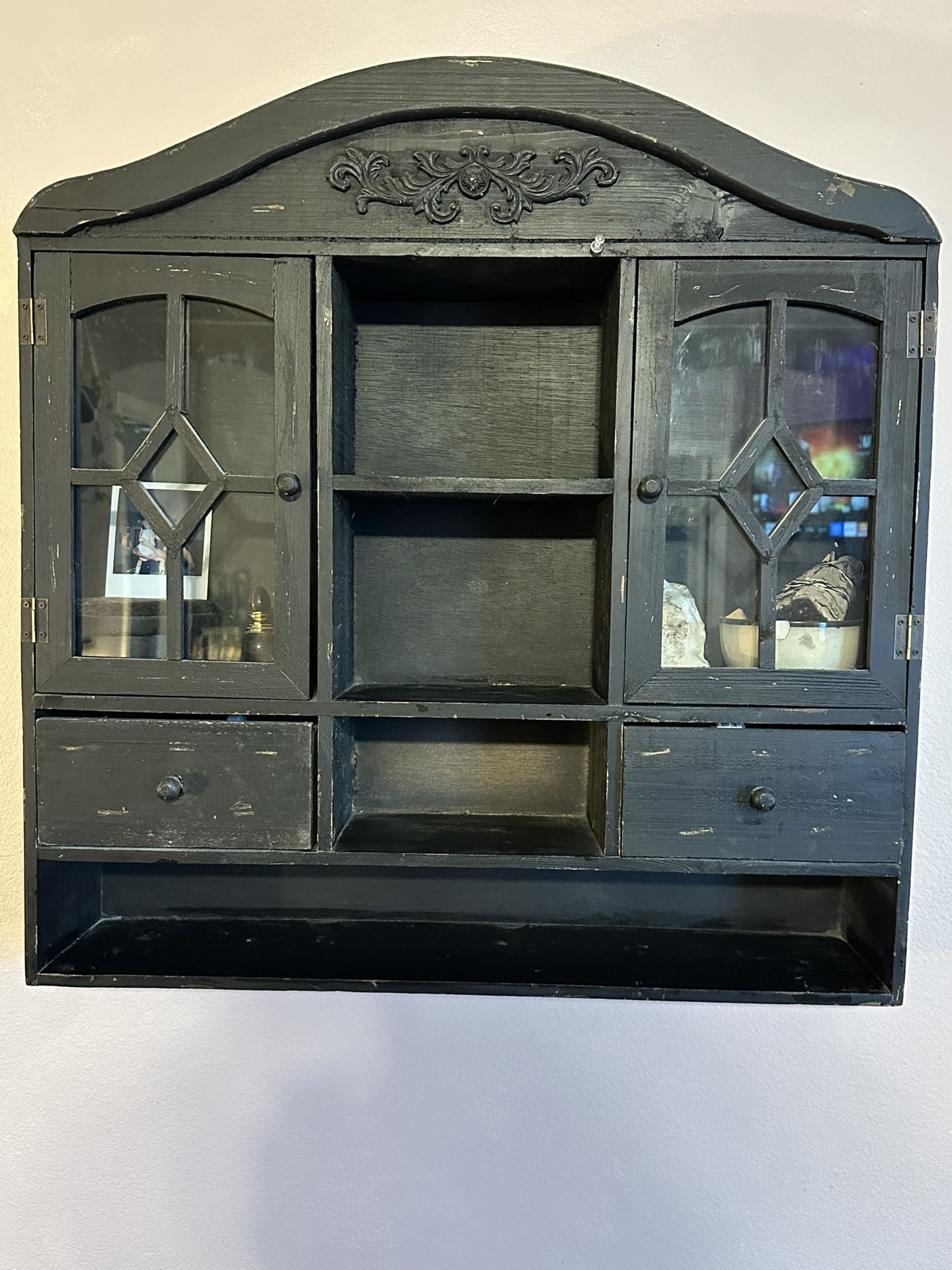 Hanging Distressed Cabinet