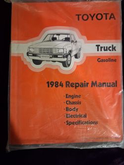 Vintage Toyota repair manual