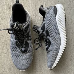 Adidas Alphabounce Shoes Athletic Running Training Gray White Women’s US Size 9