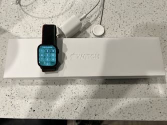Apple Watch Series 8 41mm Midnight Aluminum – Like New! Charger, Power Adapter & Sports Loop Included