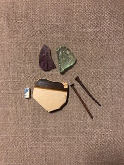 Real Artifacts From Chinese Camp Gold Prospecting Site