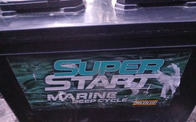 $80!!DEEP CYCLE ALMOST NEW SUPER START MARINE