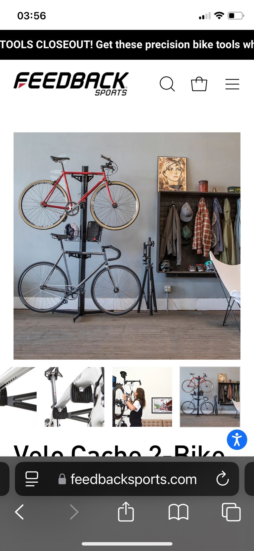 Feedback Sports Velo Cache 4 Bike Stand