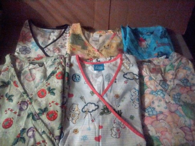 Bundle Of 2XL Scrub Tops