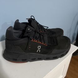 Men's Running Black/Red Flame ON CLOUD