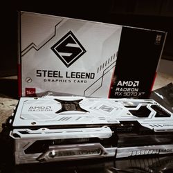 ASRock AMD Radeon RX 9070 XT Steel Legend Triple Fan 16GB GPU
