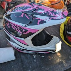 Lrg Women's Motor Cross Helmet 