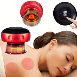 Smart Dynamic Cupping Therapy Set – 3-in-1 USB Rechargeable Vacuum Massager with Heat