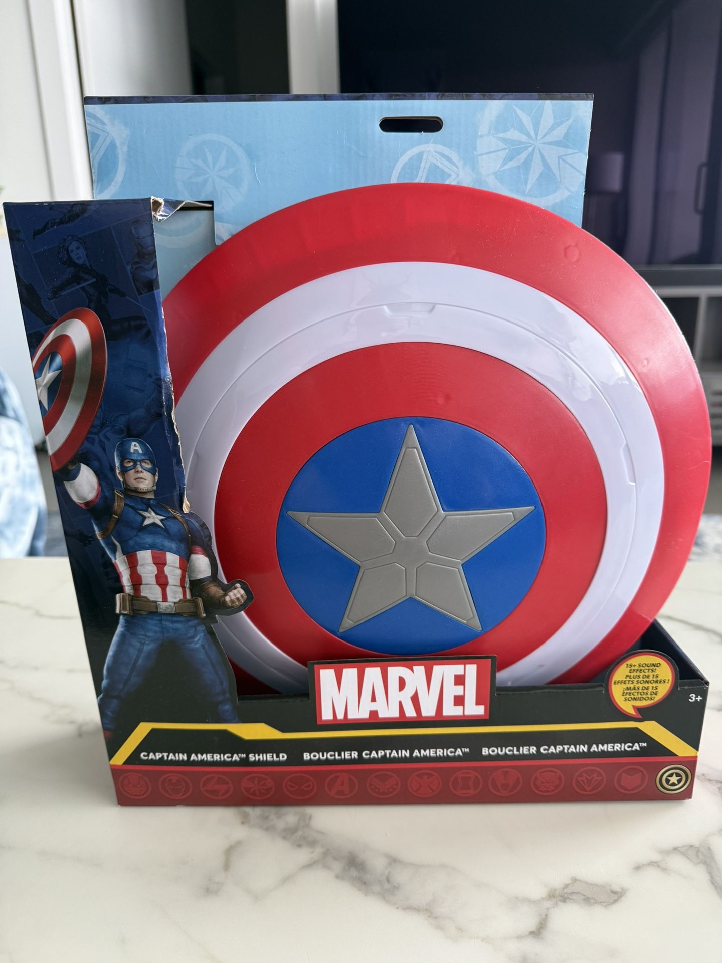 Captain America Shield With Sounds And Light 