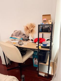 tan desk
