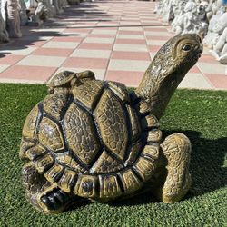New Turtle Made Out Of Cement Perfect Gift 