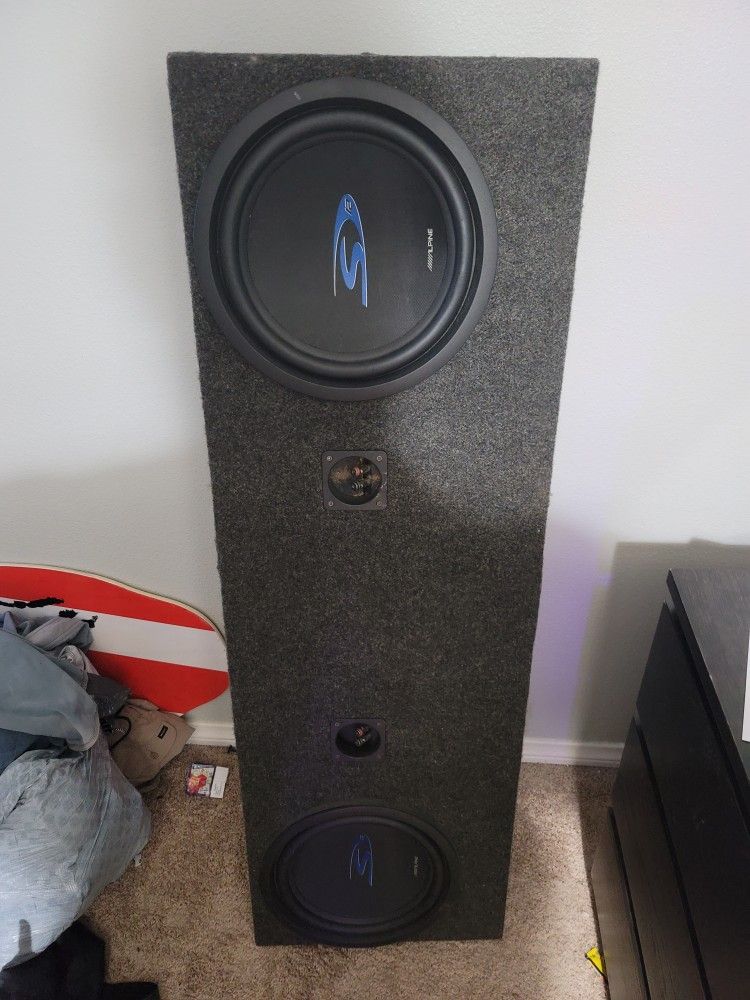 Alpine 12 Dual Sub and Box