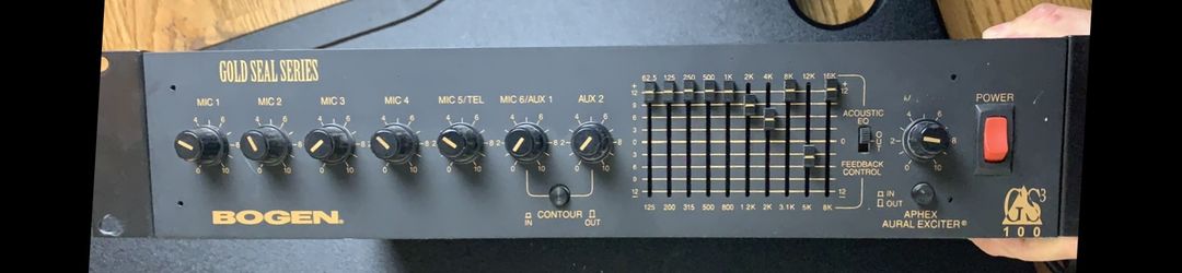 Bogen GS100 Gold Seal Amplifier